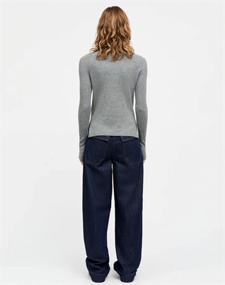 Fine Merino Ida Strik - Grey Melange 